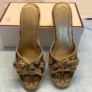 Coach Espadrille sandals with buckle